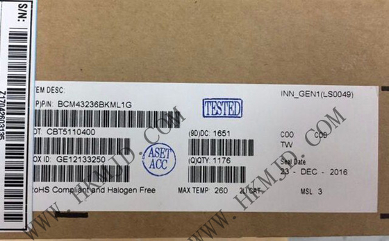 Modulo de comunicación inalámbrica BCM43236BKML1G SoC RF de banda doble y chip único