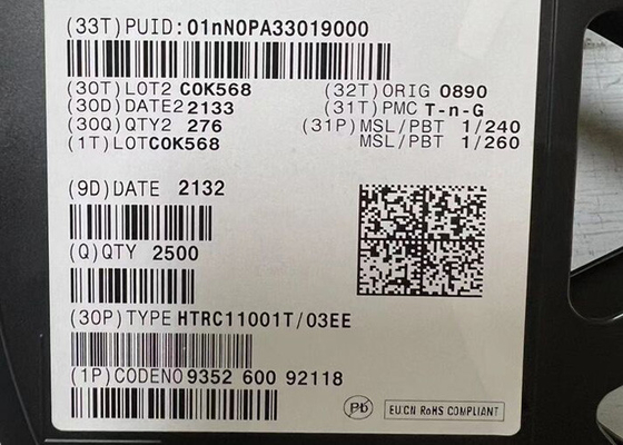Chip de circuito integrado HTRC11001T con lector HITAG Chip de lector RFID de 125 kHz IC 14-SOIC