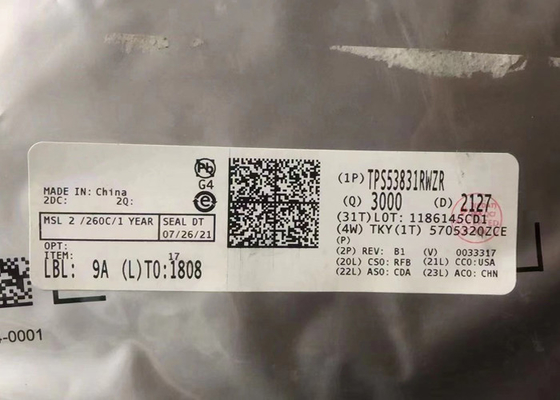 Chip de circuito integrado TPS53831RWZR Regulador de voltaje IC QFN35 Monte de superficie
