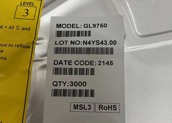 Chip de circuito integrado GL9750 3.3V a 1.2V Controlador de lector de tarjetas QFN-32