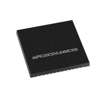 Microcontrolador MCU DSPIC33CDVL64MC106-I/M8 Controladores de señal digital de 16 bits y 100 MHz