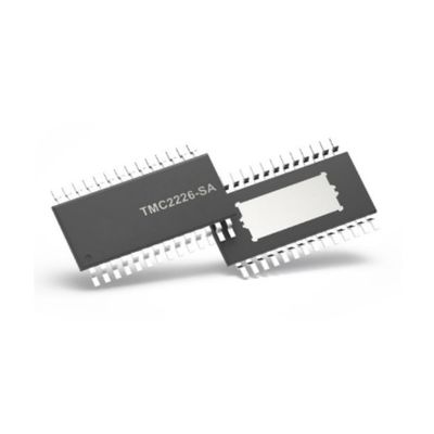 El sistema de circuito integrado TMC2226-SA-T tiene dos fases y es muy silencioso.