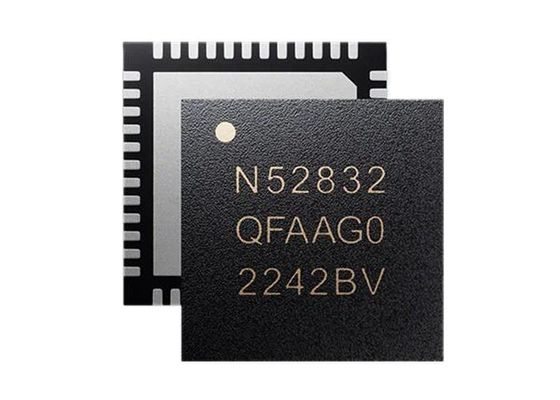 BT IC NRF52832 2.4GHz Versátil BT Baja energía 5.4 SoC QFN-48 SoC multiprotocolo