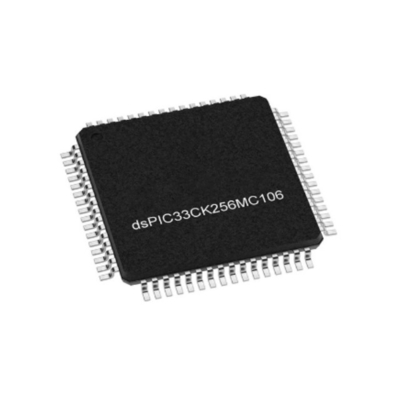 Microcontrolador MCU DSPIC33CK256MC106T-I/PT Controladores de señal digital de 16 bits de 100 MHz de propósito general