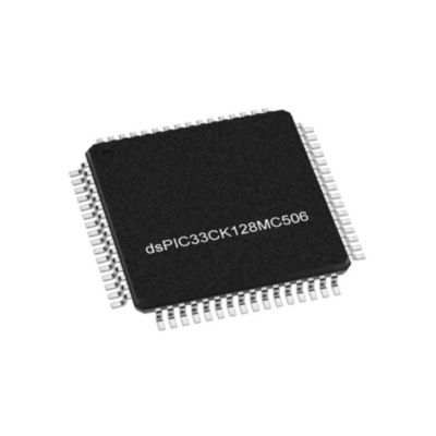 Microcontrolador MCU DSPIC33CK128MC506T-I/PT Controladores de señal digital de 16 bits de baja potencia
