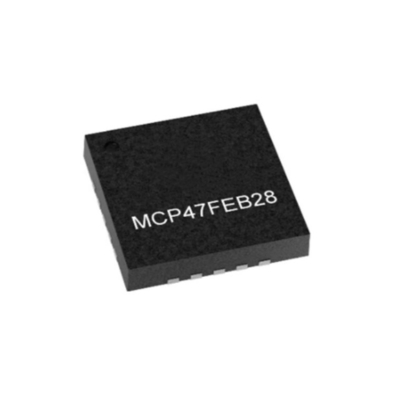 Chip de circuito integrado MCP47FEB28-E/MQ DAC de 12 bits con interfaz EEPROM e I2C