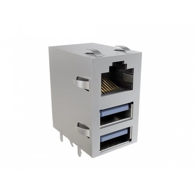 Conectores RJE361883201 8POS RJE36 Serie Conector de conector modular combo apilado