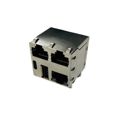 Conectores RJE7G588140112 Conectores de serie RJE7G de conectores combo apilados con conector modular 8POS