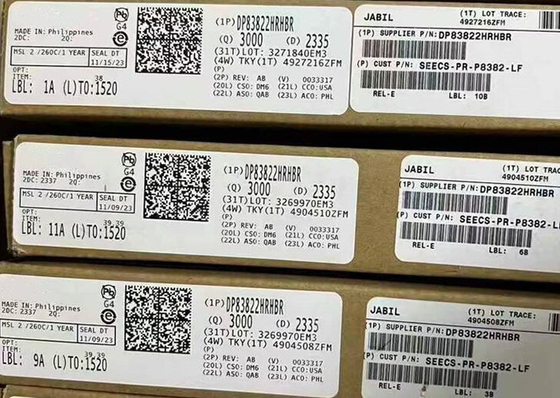 Ethernet IC DP83822HRHBR Transceptor de capa física Ethernet de baja potencia VQFN-32