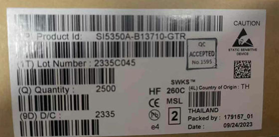 SI5350A-B13710-GTR Chip de circuito integrado CMOS Generador de reloj 10-MSOP