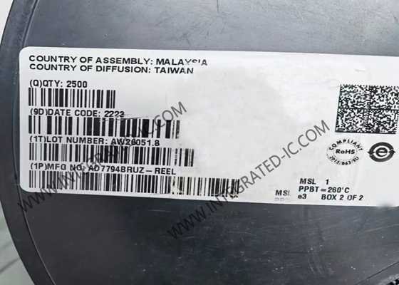 Convertidores de analógico a digital de poco ruido de la energía baja 24-Bit de AD7794BRUZ 6-Channel