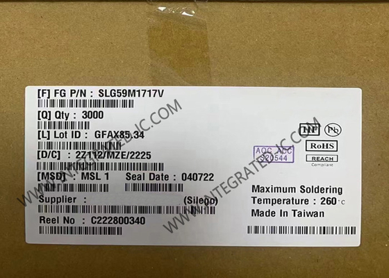 SLG59M1717V Chip de circuito integrado GreenFET Conmutador de carga de canal N único STQFN-16