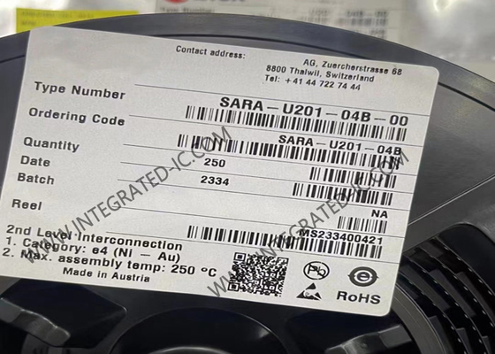 Modulo de comunicación inalámbrica SARA-U201-04B-00 Modulos HSPA/GSM con retroceso 2G