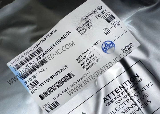 Chip de circuito integrado USB7206CT/KDX USB 3.1 Gen 2 Hub controladores VQFN-100