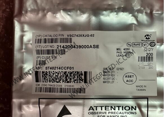 IC Ethernet VSC7425XJG-02 10 Puerto administrado de capa 2-Ethernet Switch IC BGA-672