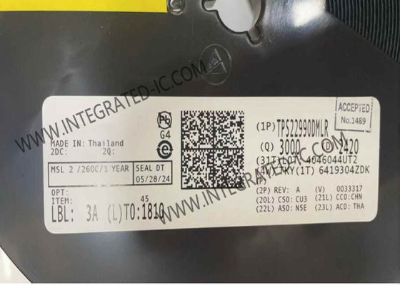 Chip de circuito integrado TPS22990DMLR 3.9mΩ Interruptor de carga de resistencia IC WSON-10