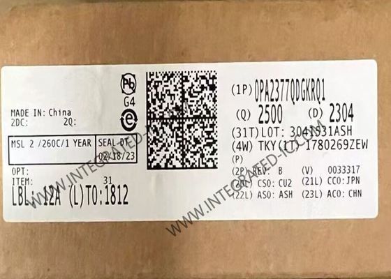 Chip de circuito integrado OPA2377QDGKRQ1 Amplificador operativo CMOS de bajo ruido de 5 MHz