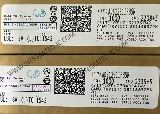 ADS1291IPBSR Chip de circuito integrado de 24 bits para aplicaciones de ECG