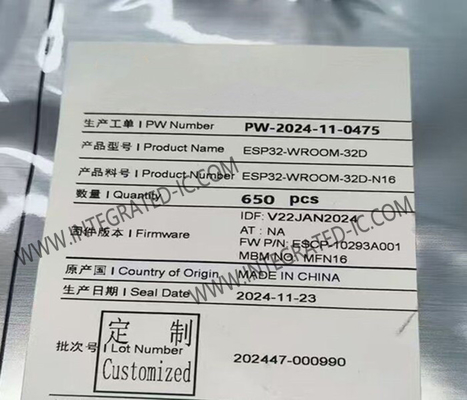 Módulos inalámbricos Multiprotocol del módulo de comunicación ESP32-WROOM-32D WiFi BT MCU