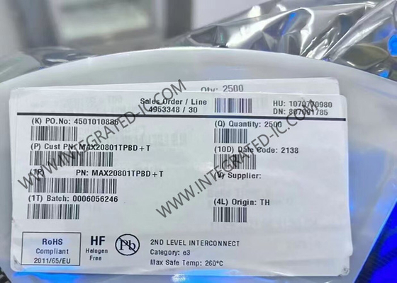 MAX20801TPBD Chip de circuito integrado 1.5V a 18V MPP de seguimiento de convertidor de CC-DC