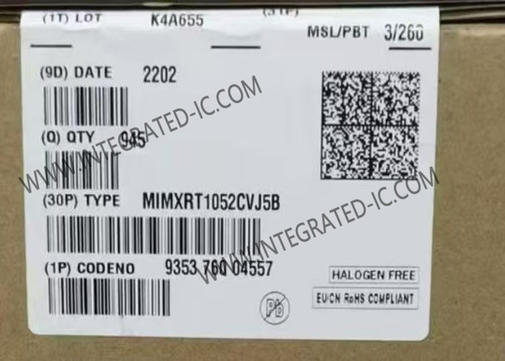Solo microcontrolador IC del microprocesador 196LFBGA del circuito integrado de la base MIMXRT1052CVJ5B