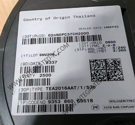 Chip de circuito integrado TEA2016AAT Controlador digital para suministro de energía resonante de alta eficiencia