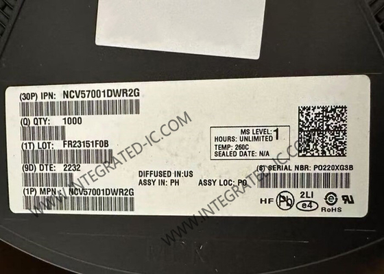 Chip de circuito integrado NCV57001DWR2G 1200Vrms 1 conductor de canal de la puerta 16-SOIC