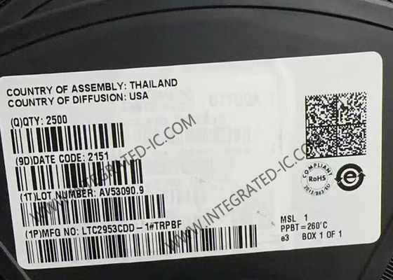 LTC2953CDD-1 Chip de circuito integrado, controlador de encendido/apagado con control de voltaje