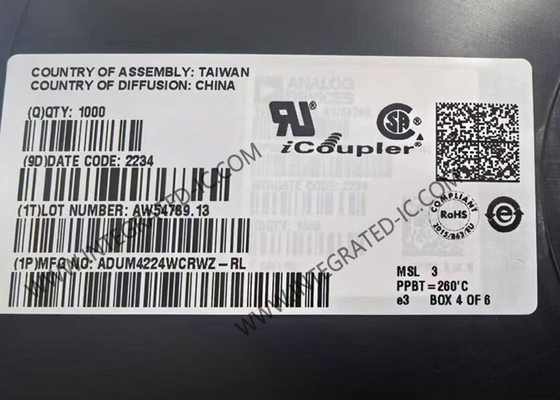 ADUM4224WCRWZ Chip de circuito integrado 5kVrms Conductores de puertas de puente aislados de precisión