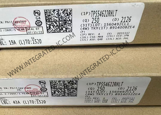 TPS54622RHLT Chip de circuito integrado 6A Convertidor SWIFT TM sincronizado de paso a paso VQFN-14