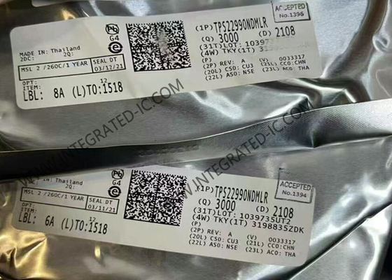 Chip de circuito integrado TPS22990NDMLR 5.5V 10A 3.9 mΩ Interruptor de carga de resistencia