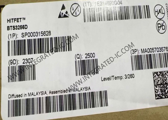BTS3256D Chip de circuito integrado automotriz con interruptor de potencia de lado bajo inteligente IC TO-252-5 paquete