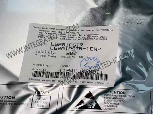 L6201PSTR Chip de circuito integrado DMOS controlador de puente completo 4A controladores de motor de CC cepillado