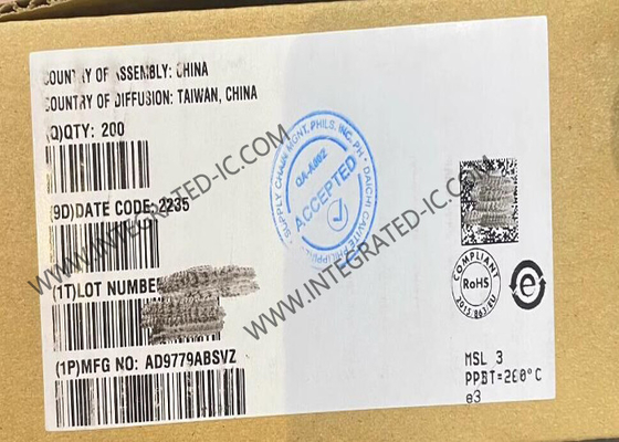 AD9779ABSVZ Chip de circuito integrado de 16 bits Convertidor digital a analógico TQFP-100