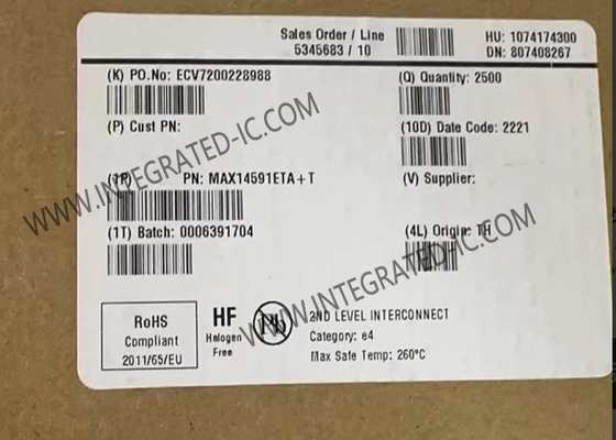 Chip de circuito integrado MAX14591ETA Traductor de nivel lógico de doble canal TDFN-8