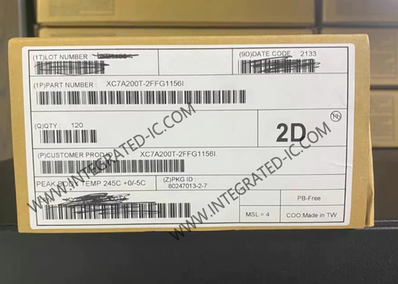 Arsenal de puerta programable del campo del alto rendimiento XC7A200T-2FFG1156I 1156-BBGA
