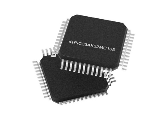 DSPIC33AK32MC105-I/PT Microcontrolador MCU Controlador de señal digital 200MHz DSC de 32 bits