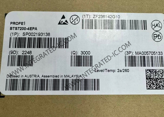 Chip de circuito integrado BTS7200-4EPA 4 Salida 1A Conmutador de alimentación lateral inteligente