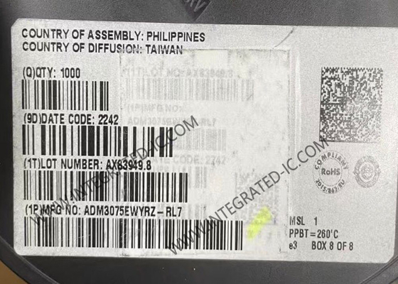 Chip de circuito integrado ADM3075EWYRZ 3.3V Transmisores de datos de baja potencia SOIC8