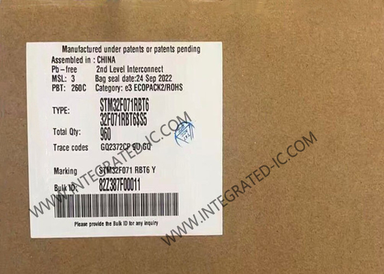 STM32F071RBT6 Microcontrolador MCU 128KB Flash STM32F0 Microcontrolador MCU
