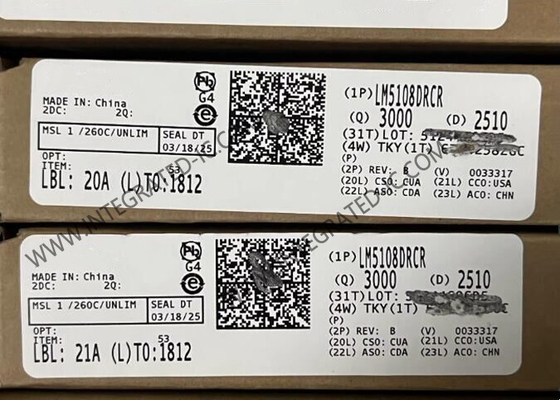 LM5108DRCR Chip de circuito integrado con conductor de puerta de 100 V IC VSON10 conductor de puente medio