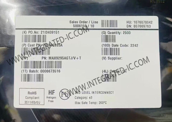 Chip de circuito integrado MAX9295AGTJ/V DSI Input Serdes GMSL2 Serializer