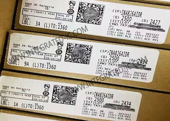 INA826AIDR Chip de circuito integrado de precisión 200μA 36V Amplificador de instrumentación
