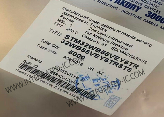 STM32WB55VEY6TR Microcontrolador MCU de 2 Mbps Multiprotocolo inalámbrico de 32 bits MCU WLCSP100