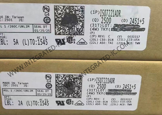 ISO7221ADR Chip de circuito integrado 2500Vrms aisladores digitales de doble canal SOIC8