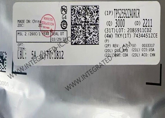 TPS2592ZADRCR Chip de circuito integrado eFuse IC VSON10 Regulador electrónico de fusibles