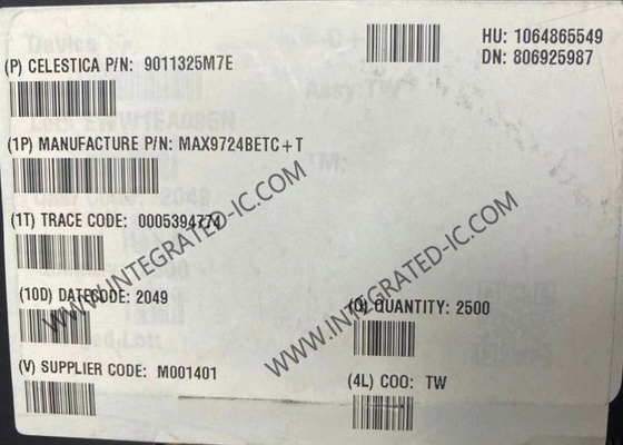 MAX9724BETC Chip de circuito integrado amplificador de auriculares estéreo 60mW amplificadores de audio