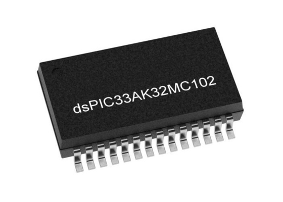 Microcontrolador DSPIC33AK32MC102T-E/SS MCU de 32 bits, Controladores de Señal Digital, SSOP28
