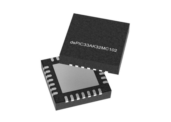 Microcontrolador MCU DSPIC33AK32MC102T-H/M7, Controladores de Señal Digital de 200MHz, VQFN28