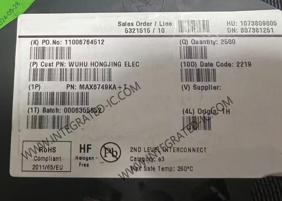 MAX6749KA Chip de circuito integrado μP Circuitos de restablecimiento SOT-23-8 Circuitos de supervisión